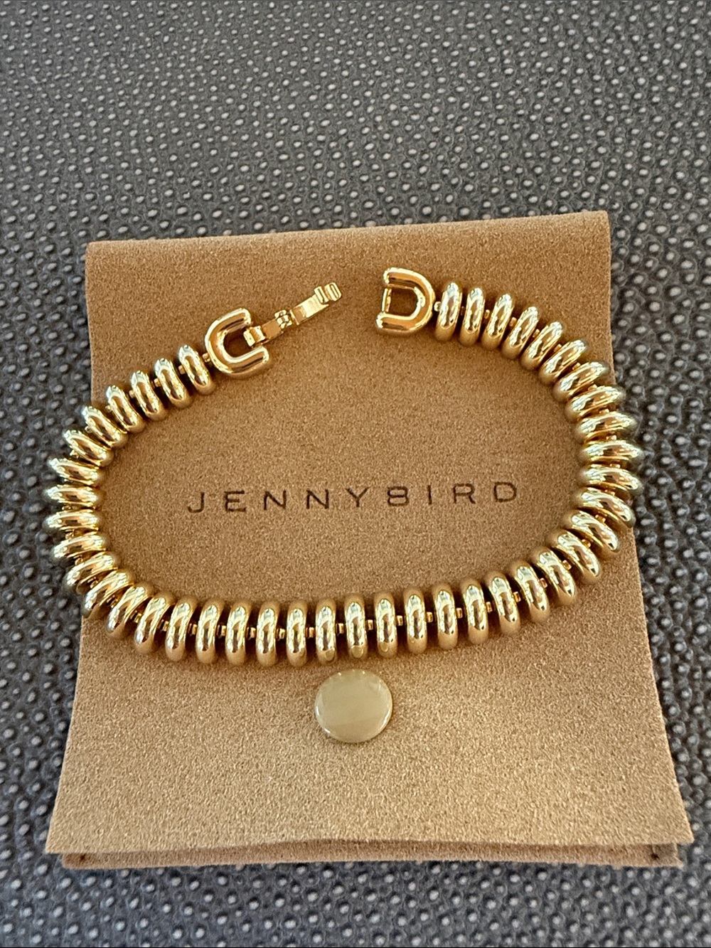 Jenny Bird Sofia Bracelet in Gold Size 7.25 NEW